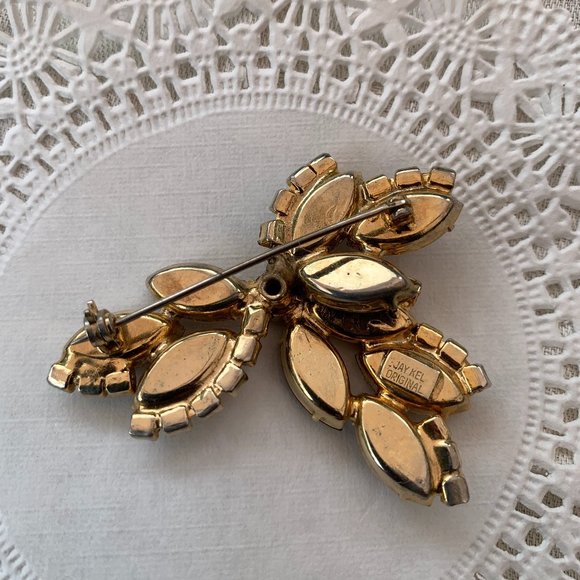 Vintage JAY KEL ORIGINAL Brooch/Earrings Set - Picture 9 of 11